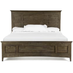 Bay Creek - Complete Queen Panel Bed With Regular Rails - Toasted Nutmeg