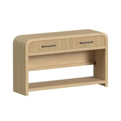 Ridgemont - Sofa Table With Bottom Shelf - Natural