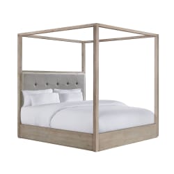 Arcadia - King Canopy Bed - Grey