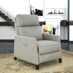 James - Power Recliner With Power Recline, Power Headrest, Power Lumbar (Zero Gravity) - Chromium