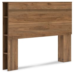 Aprilyn - Honey - Full Bookcase Headboard