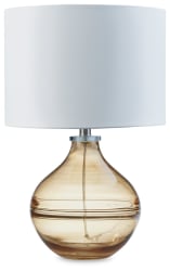 Lemmitt - Amber - Glass Table Lamp