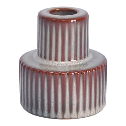Maud - Stoneware Candle Holder Small - Red