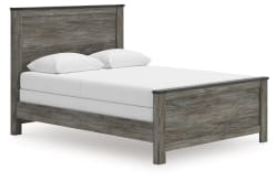 Frandern - Twin Panel Bed - Black / Gray