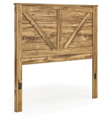 Maystonna - Queen Crossbuck Panel Headboard - Brown