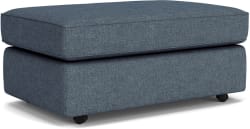 Vail - Fabric Cocktail Ottoman With Casters