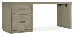 Linville Falls - 72" Desk With One File - Gray
