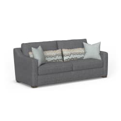 Milo - Fabric Two-Cushion Sofa With Nailhead Trim