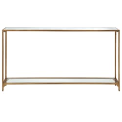 Console Table - Warm Gold