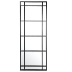 Atticus - Large Rectangular Mirror - Black