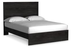 Belachime - Queen Panel Bed - Black