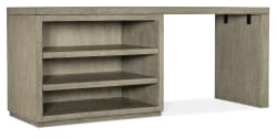 Linville Falls - 72" Desk With Open Desk Cabinet - Gray