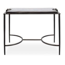 Eisen - Textured Glass Accent Table - Bronze