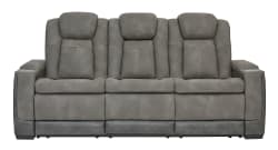 Next-Gen Durapella - Slate - Power Reclining Sofa/Adj Headrest