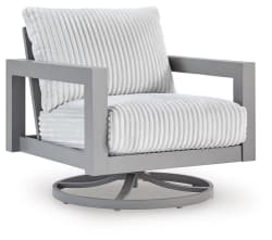 Hurley Park - Swivel Chair With Cushion - Gray