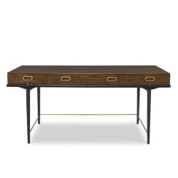Glide - Desk - Gold / Woodtone