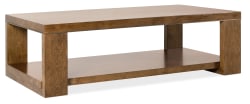 Melange - Mulholland Rectangle Cocktail Table - Dark Brown