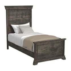 Park Ridge - Twin Panel Bed - Charcoal