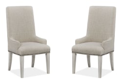 Bronwyn - Upholstered Host Side Chair (Set of 2) - Alabaster