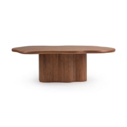Alvaro - 94" Freeform Dining Table - Chestnut