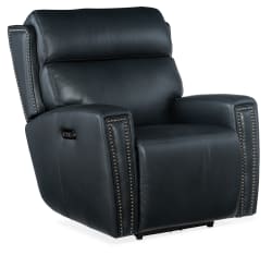 Ruthe - Zero Gravity Power Recliner With Power Headrest - Blue
