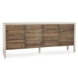 Elodie - 4 Door Sideboard - Beige/Natural