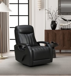 Braxton - Swivel Glider Recliner - Onyx