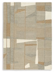 Abbotton - Taupe / Gray / Caramel - Large Rug