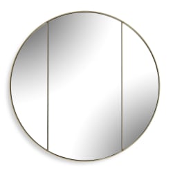 Amram - Round Mirror - Antique Brass / Gold