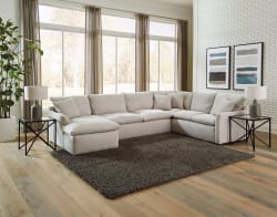 Harper - 3 Piece Sectional With LSF Chaise - Oyster