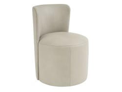 Copacabana - Murales Leather Side Chair - Gray