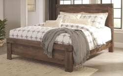 Trinell - Brown - King Panel Bed - Chunky Style