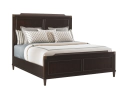 Kensington Place - Bennington Panel Bed 6/6 King - Dark Brown