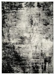 Zekeman - 8' x 10' Rug - Black / Cream / Gray