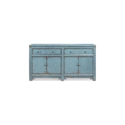 Winford - 2 Drawer 4 Door Cabinet - Harbor Blue