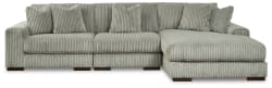 Lindyn - Fog - 3-Piece Sectional With Raf Corner Chaise