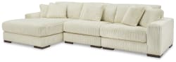 Lindyn - Ivory - 3-Piece Sectional With Laf Corner Chaise