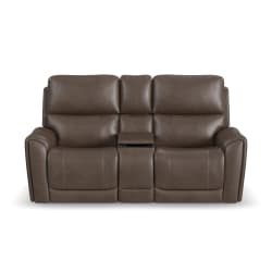 Carter - Power Reclining Loveseat With Console & Power Headrests & Lumbar