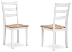Gesthaven - Natural / White - Dining Room Side Chair (Set of 2)