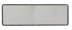 Hammered Iron Edge Full Mirror - Dark Gray
