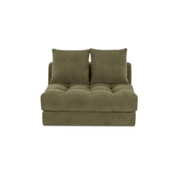 Davie - Slipper Chair - Olive Green