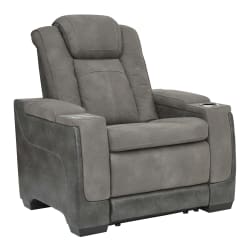 Next-Gen Durapella - Slate - Power Recliner/Headrest