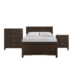 Sami - Full Captains 3 Piece Bedroom Set - Espresso