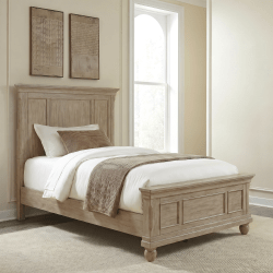 Rustic Traditions - Full Panel Headboard - Saddle Tan