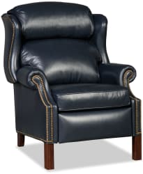 Presidential - Reclining Wing Chair - Blue