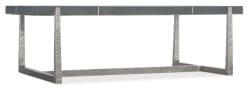 Chapman - Mixed Media Rectangle Cocktail Table - Silver / Dark Gray