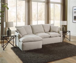 Harper - 2 Piece Sofa Chaise With LSF Chaise - Oyster