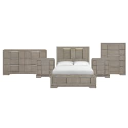 Kelis - Queen 5 Piece Bedroom Set - Gray