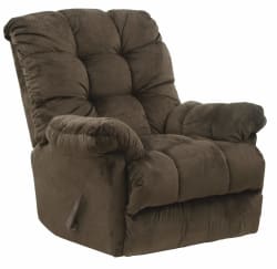 Nettles - Chaise Rocker Reclining With Deluxe Heat/Massage - Umber