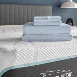 Linens - Tempur Breeze Cooling Sheet Set - Sleepy Blue - Full